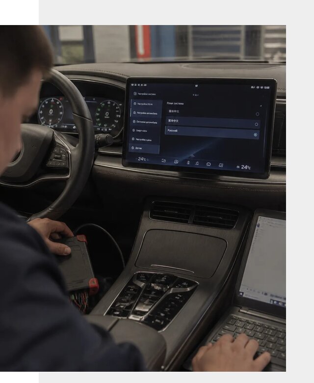 Русификация автомобиля BYD HAN для эксплуатации в Энгельсе